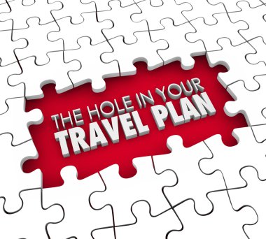 delik senin seyahat etmek plan gap rezervasyon otel uçuş eksik itiner