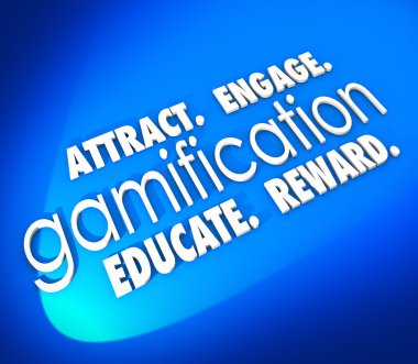 gamification çekmek meşgul eğitmek müşterileri elinde tutmasına