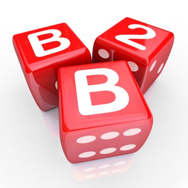 B2B harf üç kırmızı zar bahis kumar