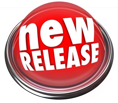 New Release Product Debut Update Refresh Red Button Refresh clipart
