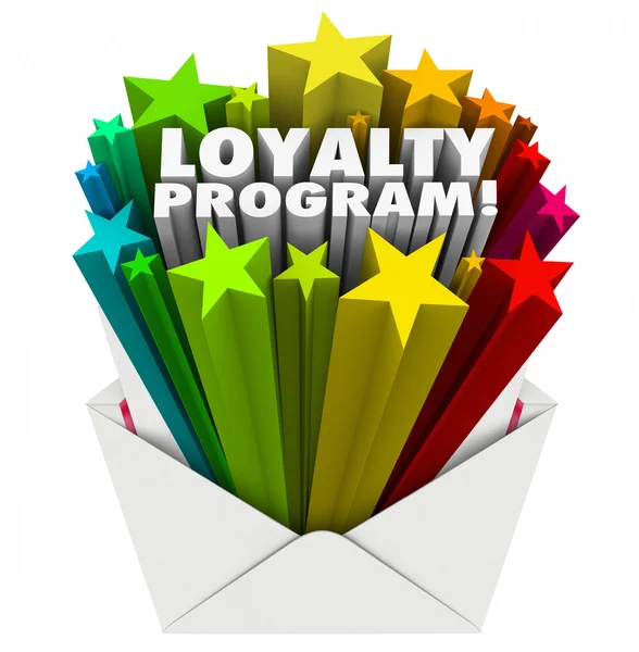 Loyalty Program Envelope Invitation Marketing Advertising Mailer — Stock Photo, Image