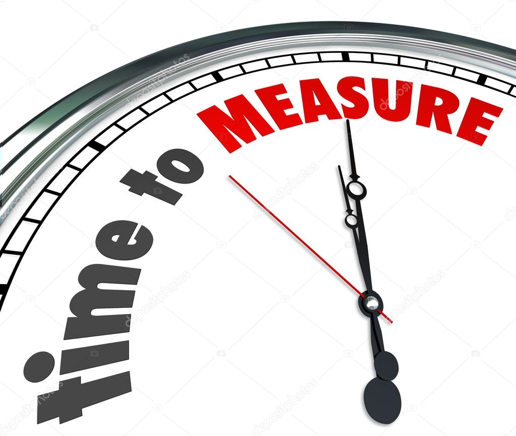 Time to Measure Words Clock Gauge Performance Level