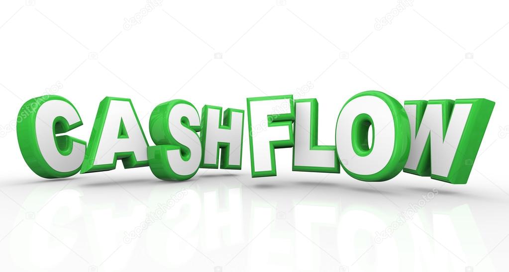 Cashflow 3d Words Income Revenue Stream Money Earnings