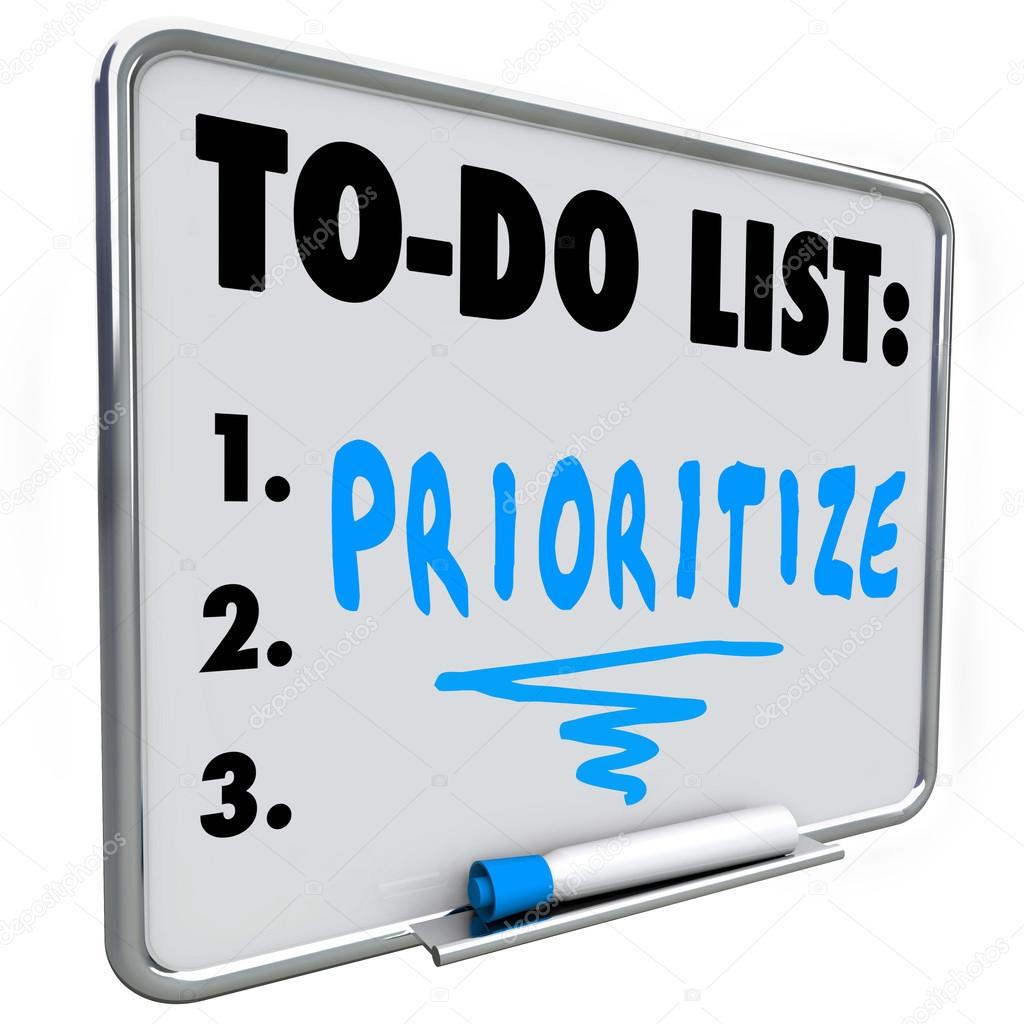 Prioritize Word To Do List Manage Workload Many Tasks
