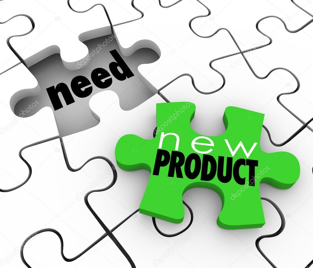 New Product FIlling Need Business Service Sell  Customers Puzzle