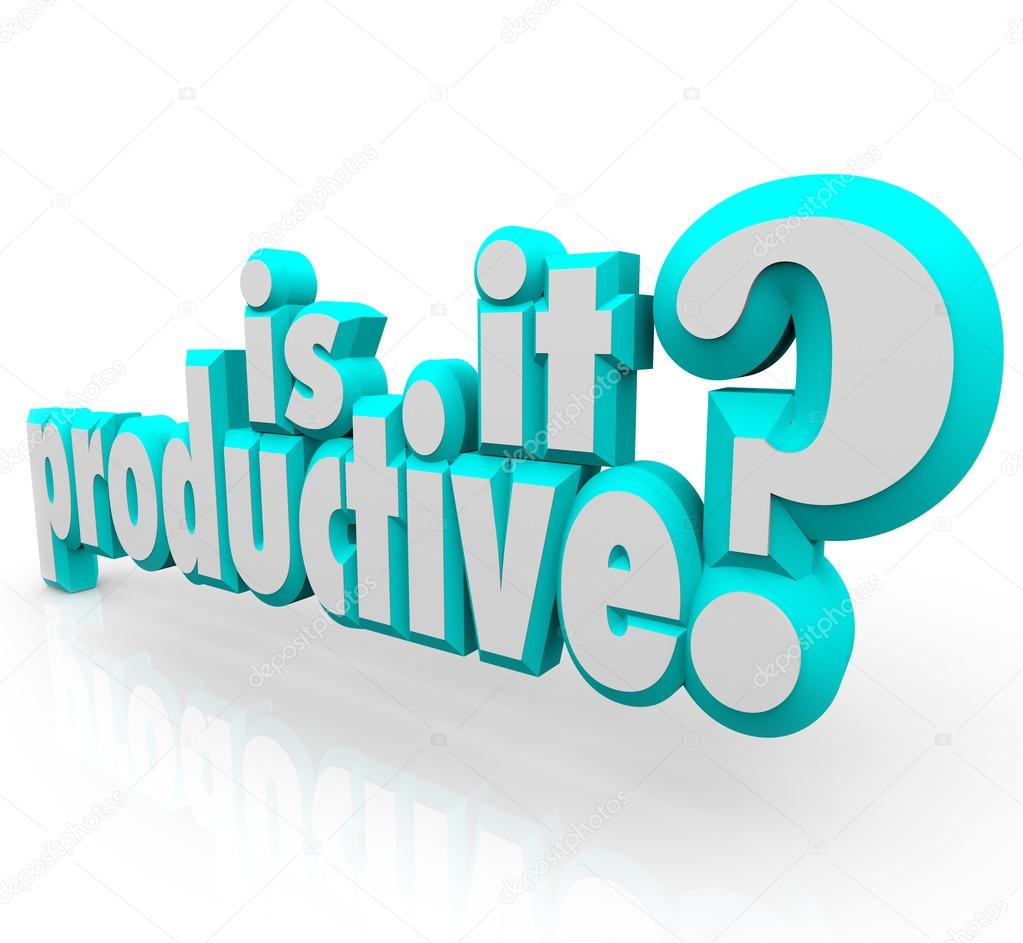 Is It Productive 3d Words Question Efficiency Output Results