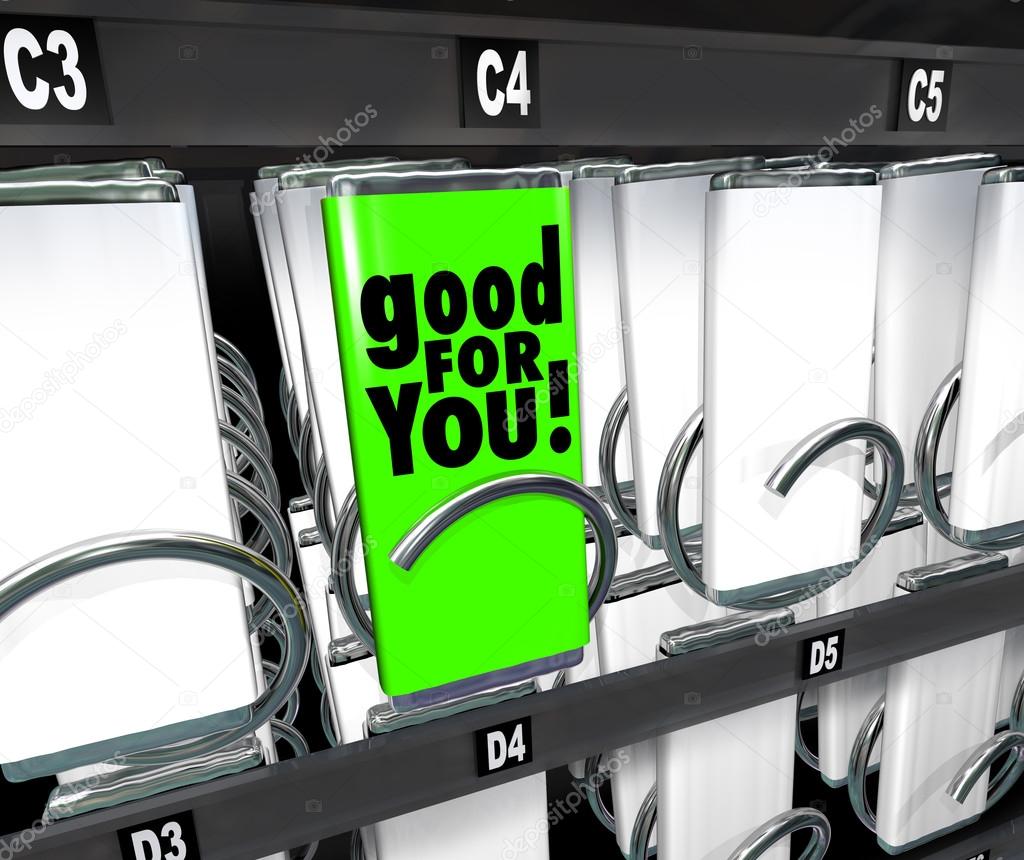 Good for You Snack Choice Food Vending Machine Healthy Option