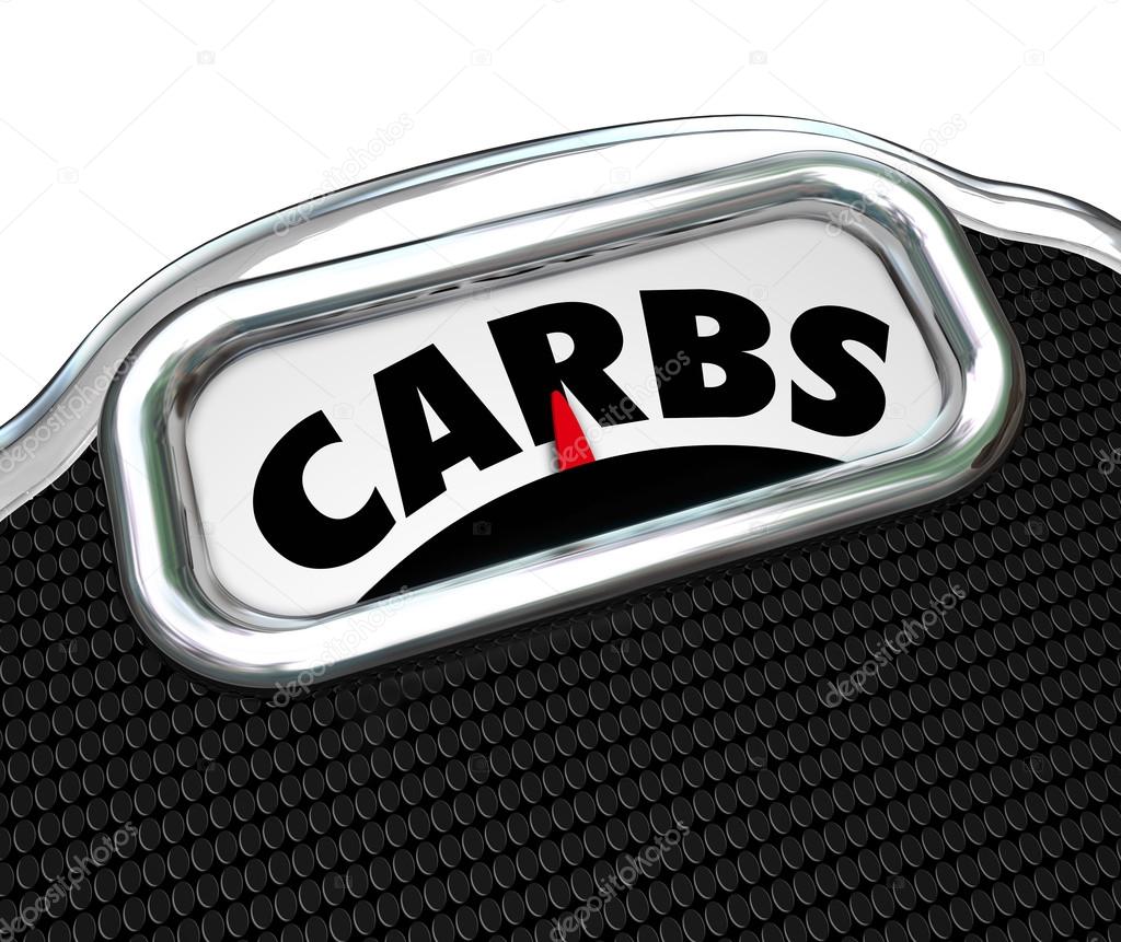 Carbs Word Scale Diet Losing Weight Eating Less Carbohydrates