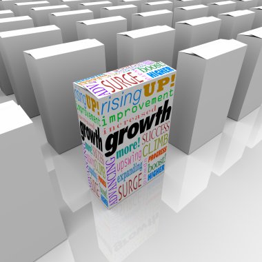 Growth and related words clipart