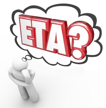 Düşünce bulut adam sözleriyle ETA