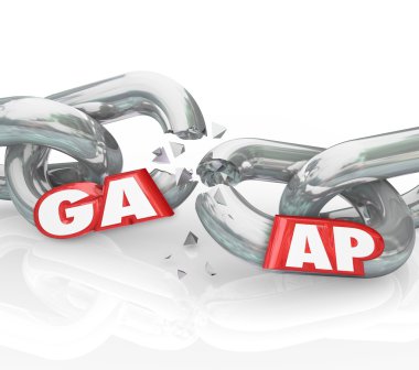 GAAP kısaltma veya kısaltma 3d harf