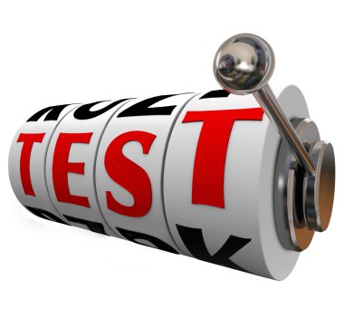 Slot makinesidir tekerlek üzerinde test kelime