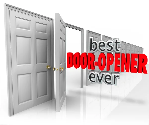 Best Door Opener Ever 3d words — Stock Photo, Image