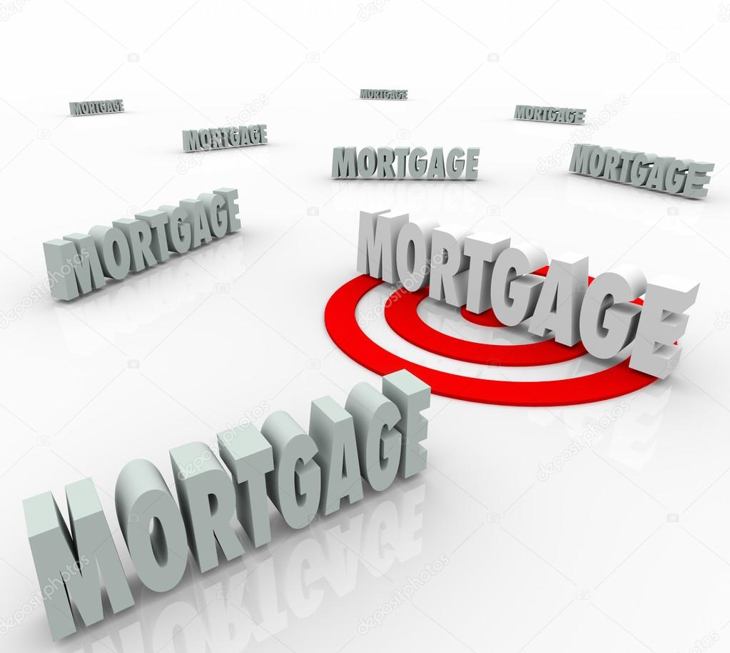 Mortgage word targeted to find the best lender