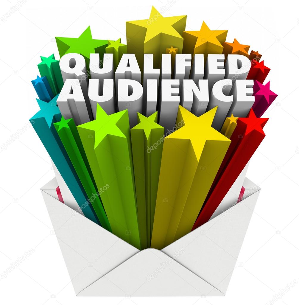 Qualified Audience words in an envelope