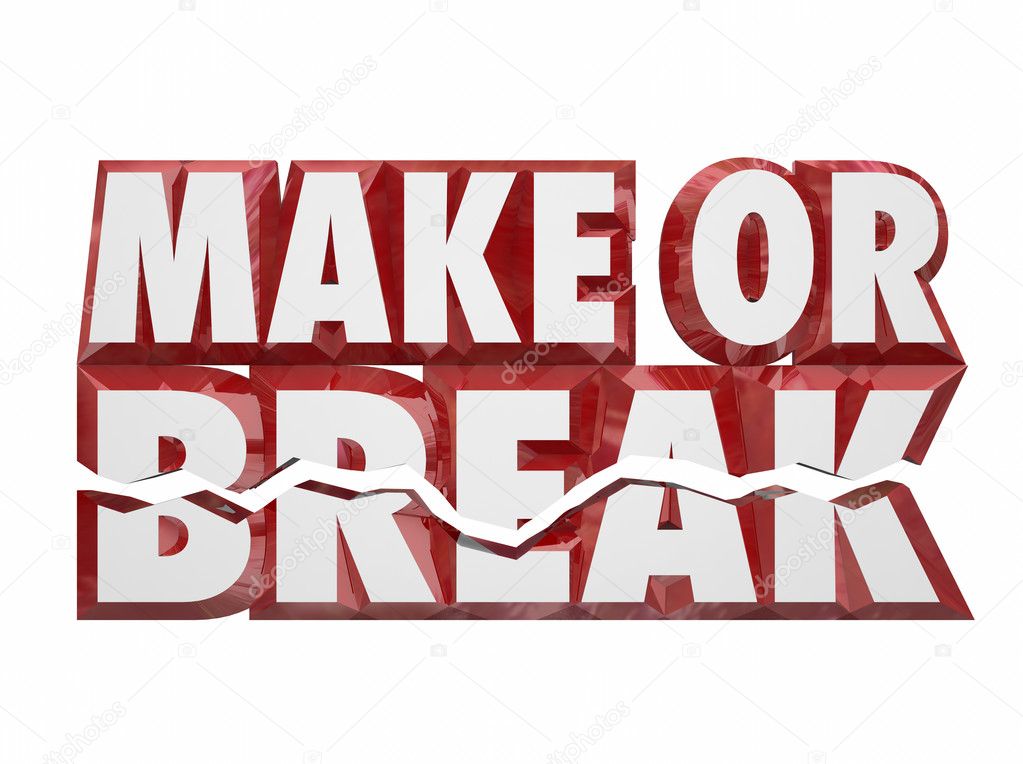 Make or Break 3d words