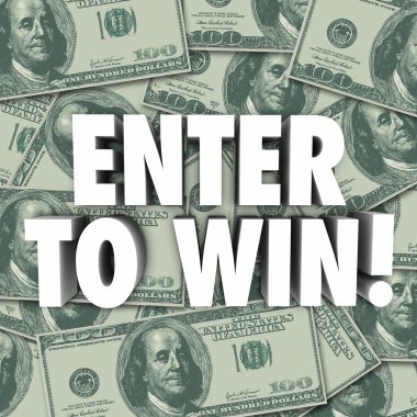 Enter To Win Money Dollars clipart