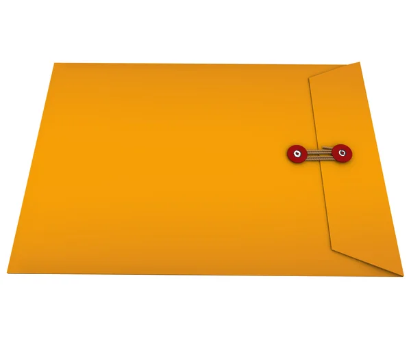 Yellow envelope containing information that is a secret — Stock Photo, Image