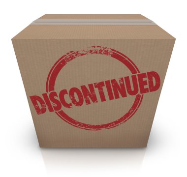 DIscontinued Cardboard Box