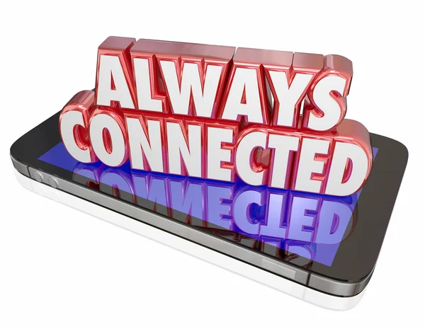 Always Connected New Mobile — Stockfoto