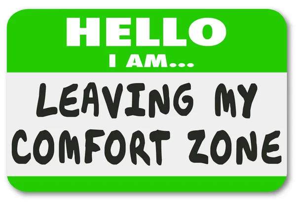 Leaving My Comfort Zone — Stock Photo, Image
