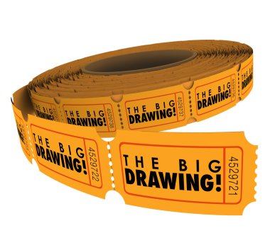 The Big Drawing words clipart