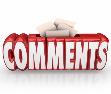 Comments Submit Ideas clipart