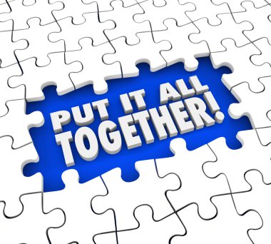 Bu All Together gizem çözme bulmaca parçaları koymak