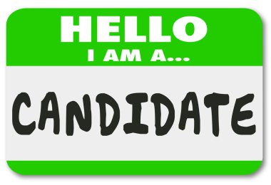 Hello I Am a Candidate