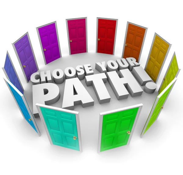 Choose Your Path For career — Stock Photo, Image