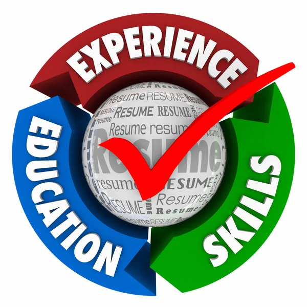 Experience Skills Education — Stock fotografie