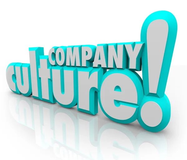 Company Culture in 3d letters — Stock Photo, Image