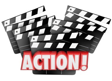 Action Movie Clapper Boards