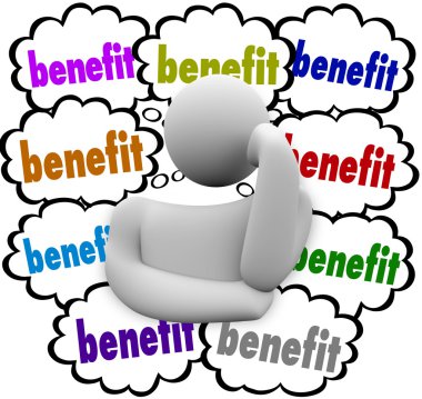 Benefit Thought Clouds clipart