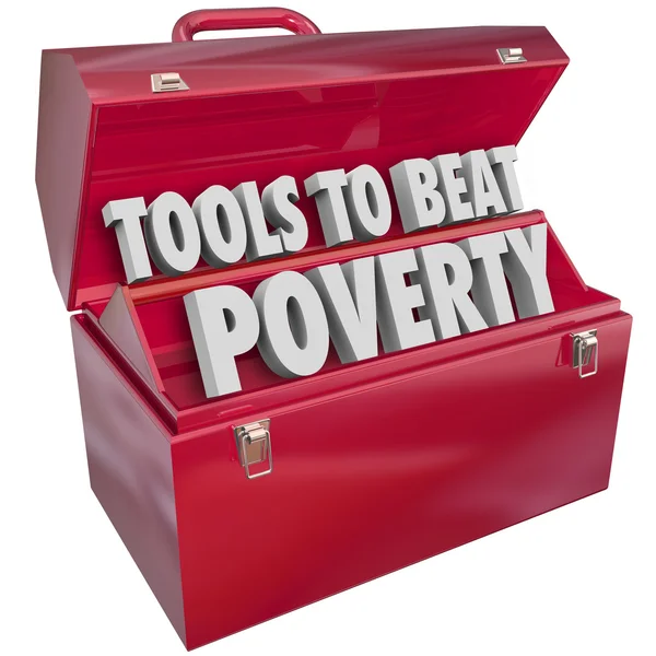 Tools to Beat Poverty — 스톡 사진