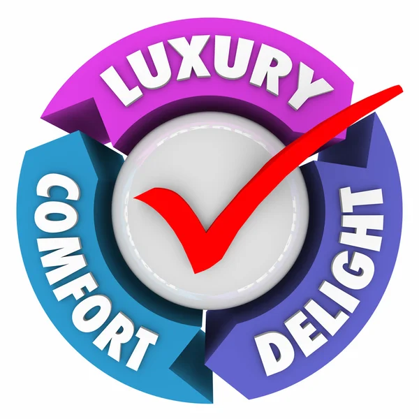 Luxury Comfort Delight Three Arrows — Stock Photo, Image