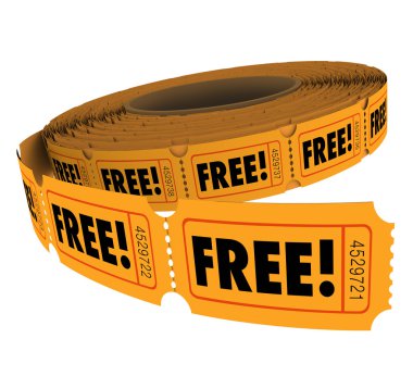 Free Complimentary Ticket Roll Enter