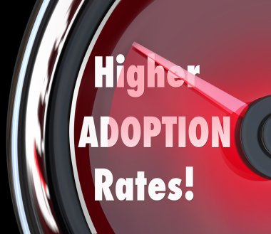Higher Adoption Rates clipart