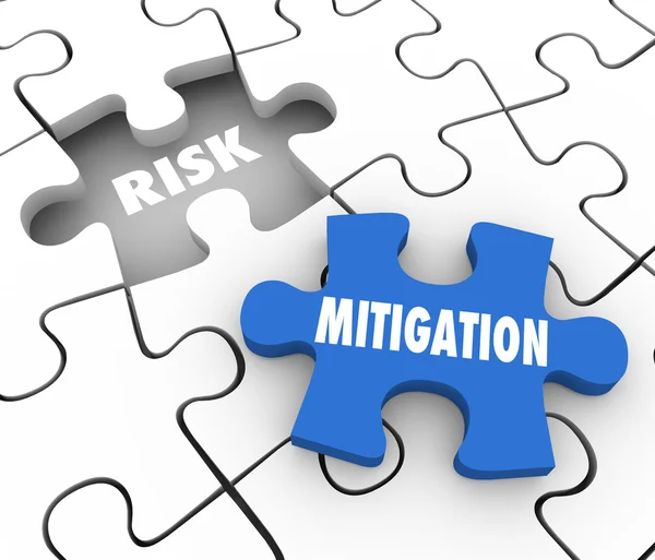Risk Mitigation Puzzle pieces Stock Kép