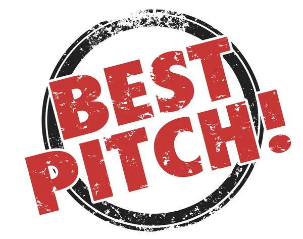 Best Pitch Convincing — Stock fotografie