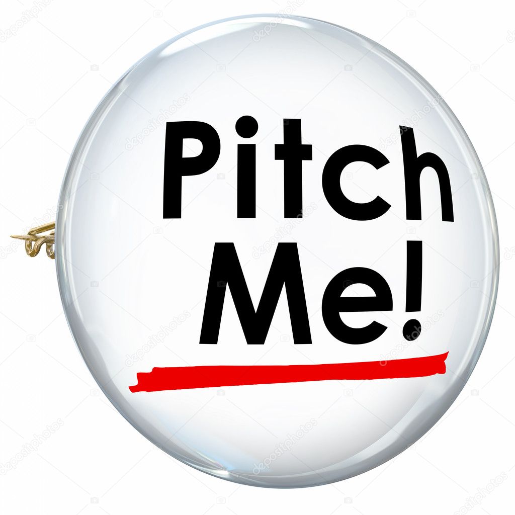 Pitch Me Button Pin