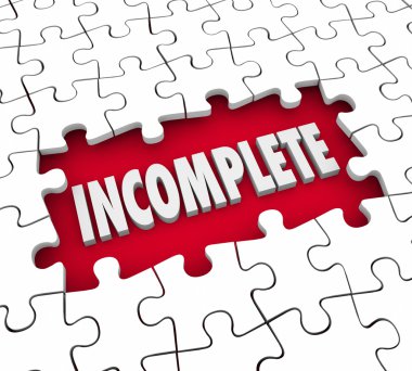 Incomplete Puzzle Hole