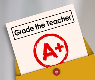 Grade the Teacher Report clipart