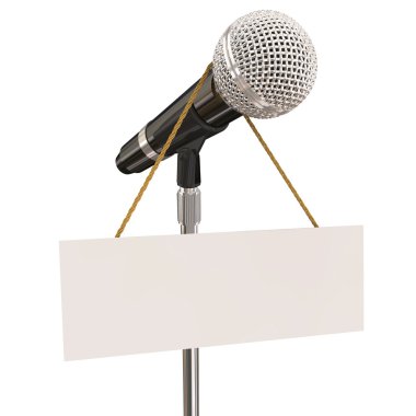 Microphone Stand Blank clipart