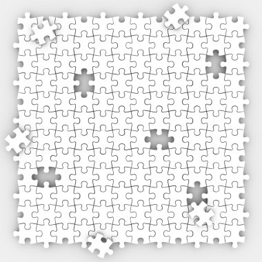 Puzzle Pieces Background clipart