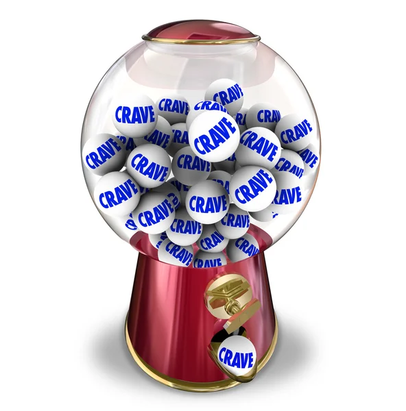 Crave Gumball Machine — 图库照片