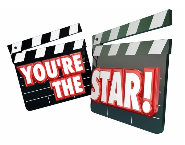 You're the Star Movie Clappers — Stockfoto