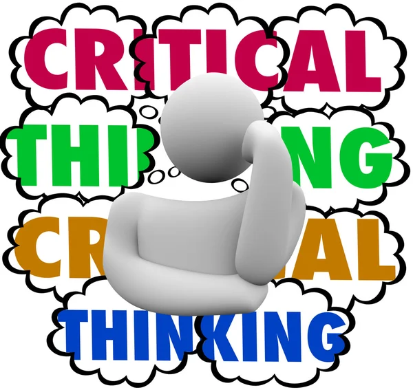 Система критического мышления — стоковое фото