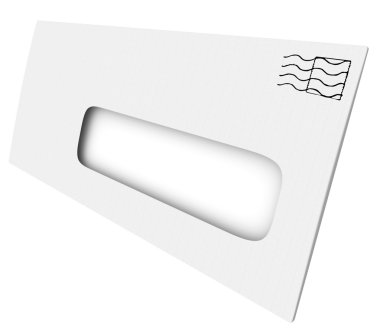 White Mailing Envelope