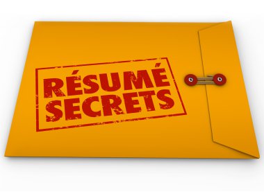 Resume Secrets Yellow Envelope